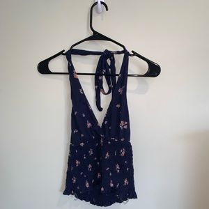 Floral halter top, American Eagle